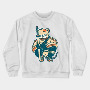 The cute samurai Crewneck Sweatshirt